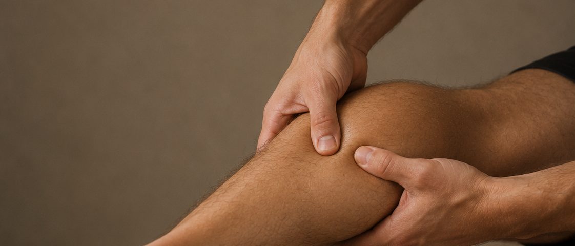 Masaż sportowy łydki